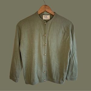 Vintage 60’s Talbott Taralan Pearl Button Cardigan